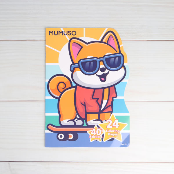 Libro Irregular Para Colorear Cute Animal