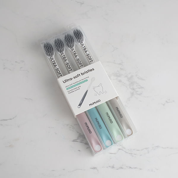 Cepillo De Dientes Ultrasuave 4 Piezas