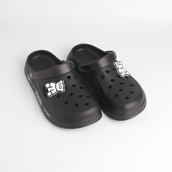 Sandalias Con Agujeros Para Hombre Negro Talla 40-41