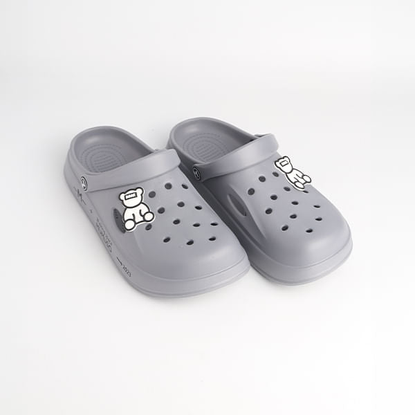 Sandalias Antideslizantes Para Hombre Gris Talla 40-41