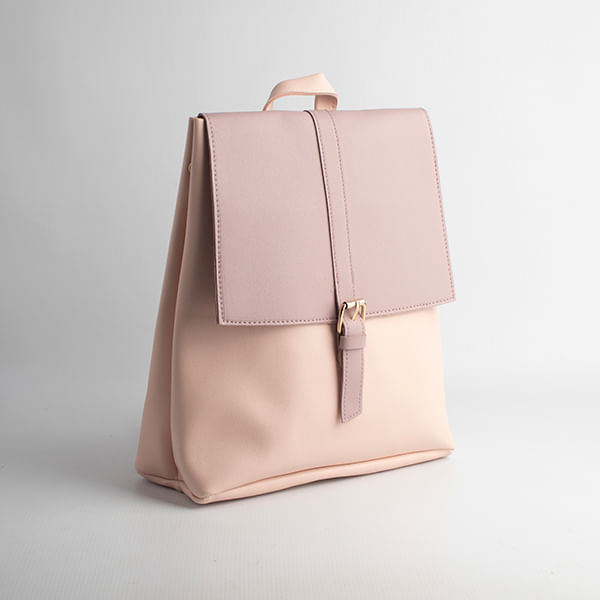 Mochila De Viaje Con Bloques De Color Rosa