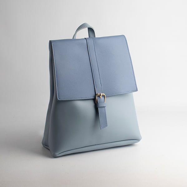 Mochila De Viaje Con Bloques De Color Azul