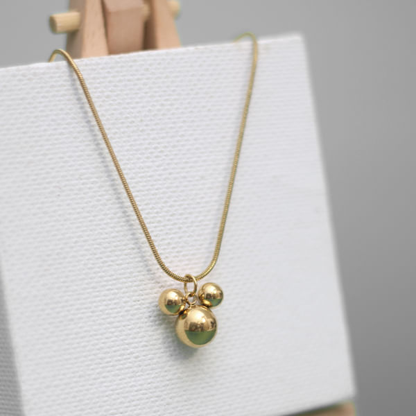 Collar con Dije Orejitas Dorado