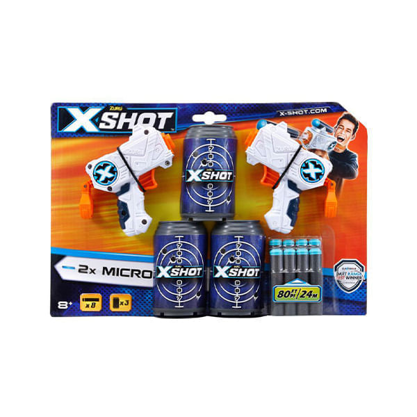 Pack - Dos Lanzador De Dardos Micro X Shot