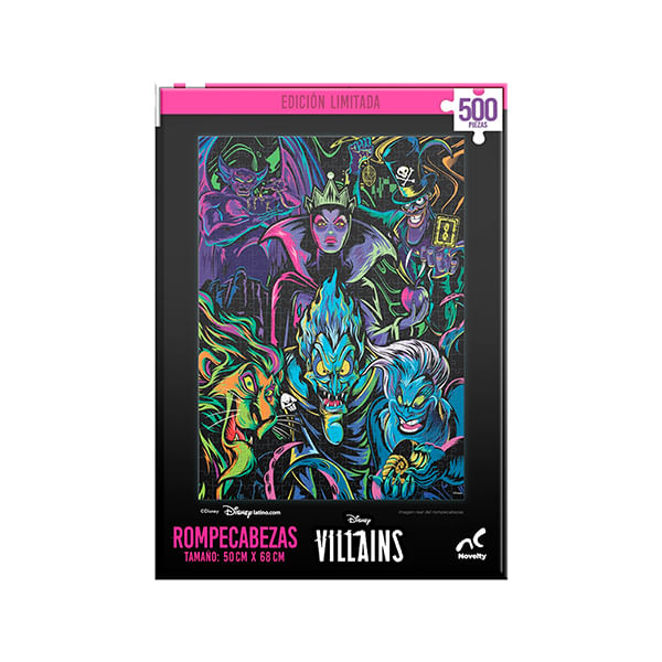 Rompecabezas Coleccionable Quinientas Piezas Villanos Disney
