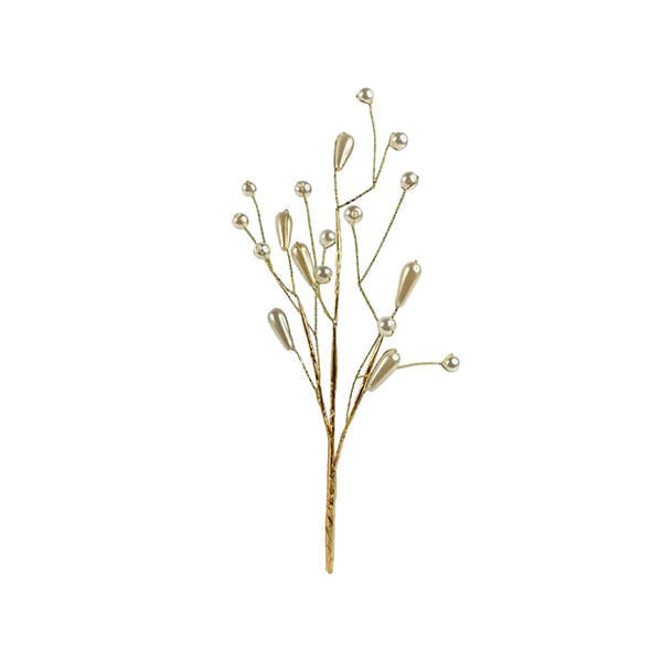 Rama Decorativo Gold Champagne De Navidad