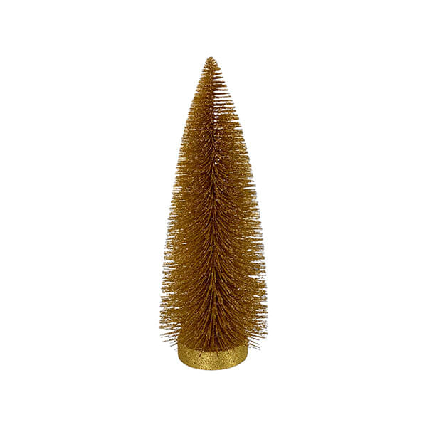 Arbol Decor Cristal Gold De Navidad