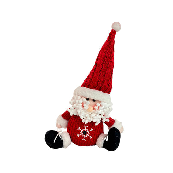 Santa Decorativo Rojo Y Blanco Navidad