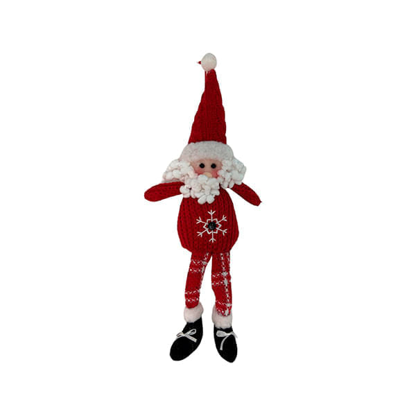 Santa Decorativo Rojo Y Blanco De Navidad