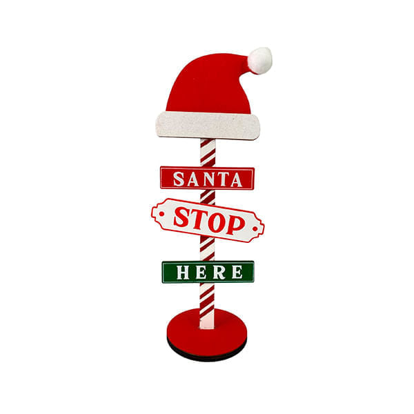 Poste Decor Celeste Cielo/Plata De Navidad