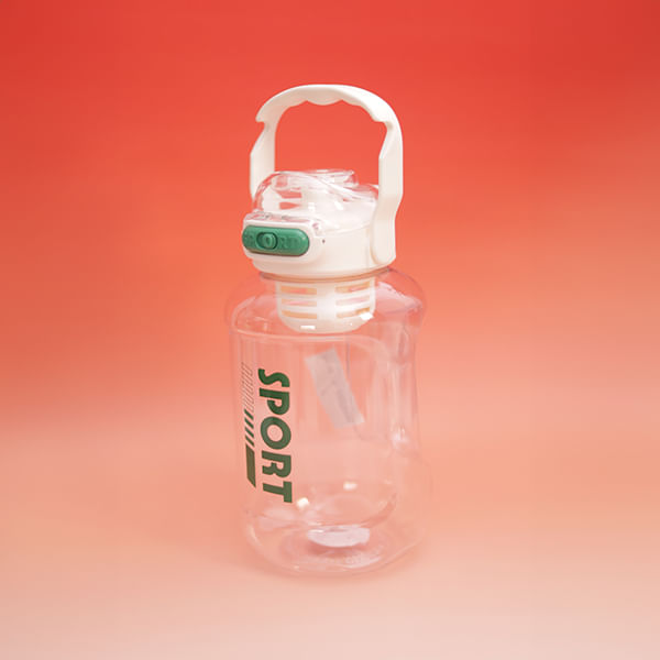 Botella deportiva Portátil con Sorbete Blanco 1700 ml