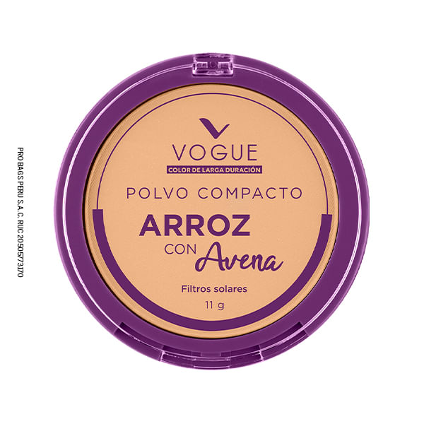 Polvo Compacto Vogue De Arroz Tono Moka