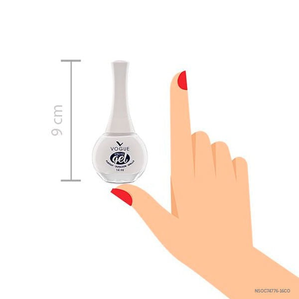 Esmalte Vogue Efecto Gel Paz 14Ml