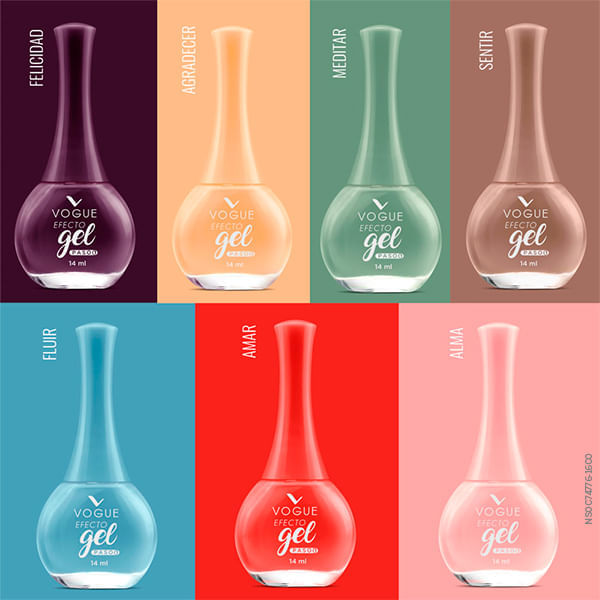 Esmalte Vogue Efecto Gel Alma 14 Ml