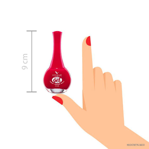 Esmalte Vogue Efecto Gel Valentia 14Ml