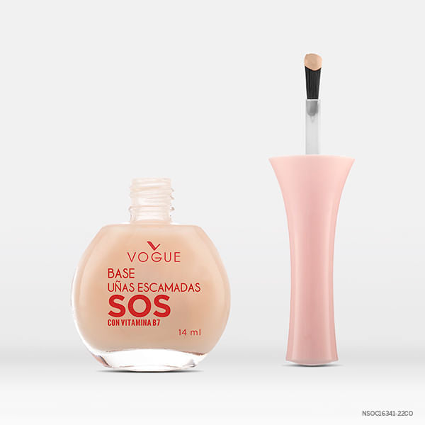 Base De Uñas Escamadas Vogue Tono Nude 14Ml