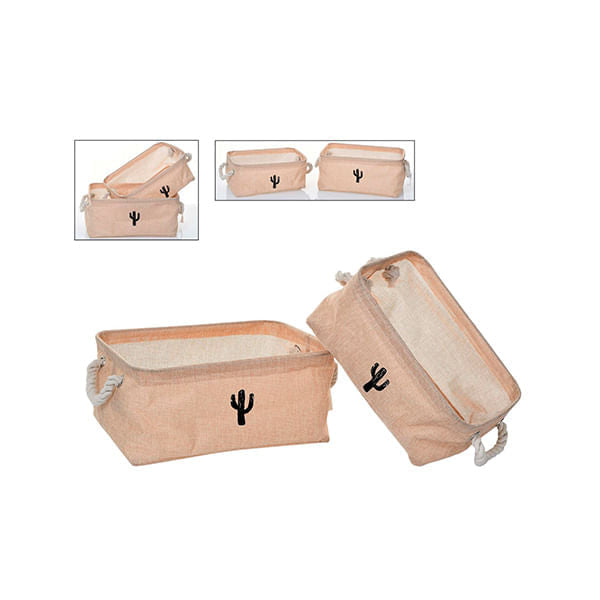 Juego Cesta Para Ropa 2 Pz