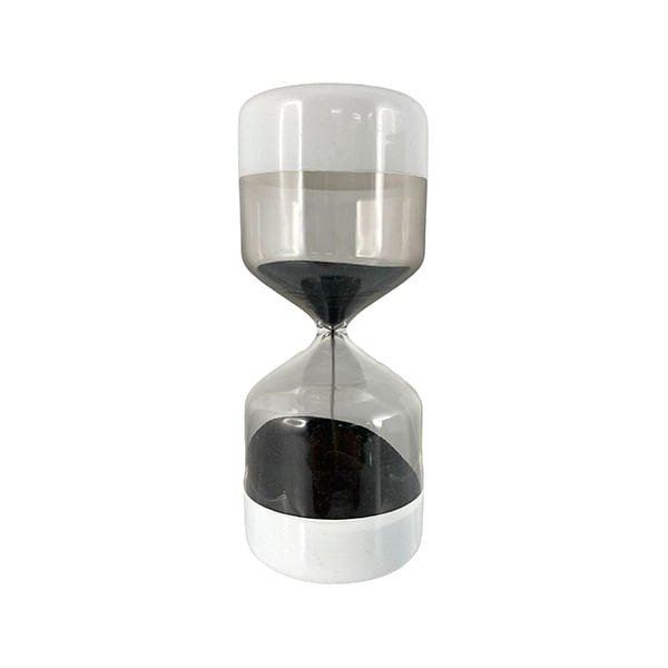 Reloj De Arena Geometrico Negro