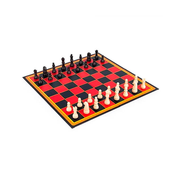 Juego de Mesa Ajedrez Damas Y 3 en Raya Spin