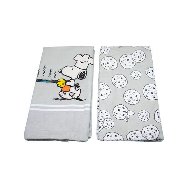 Set Secadores De Cocina X2 Peanuts Microfibra 250Gr