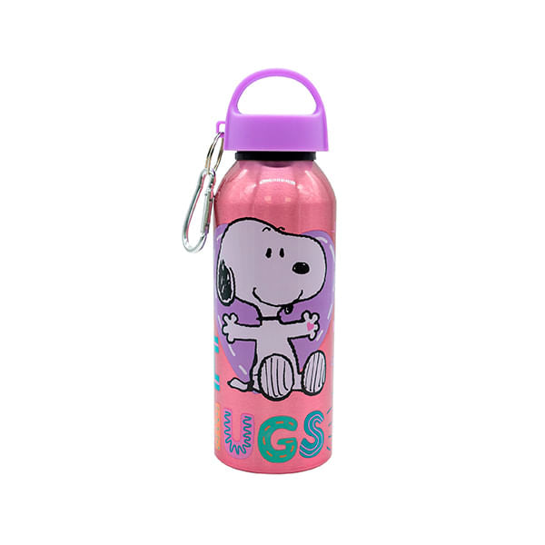Botella Aluminio 600Ml Peanuts