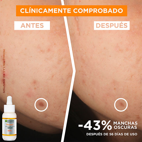 Sérum De Vitamina C Garnier Express Aclara