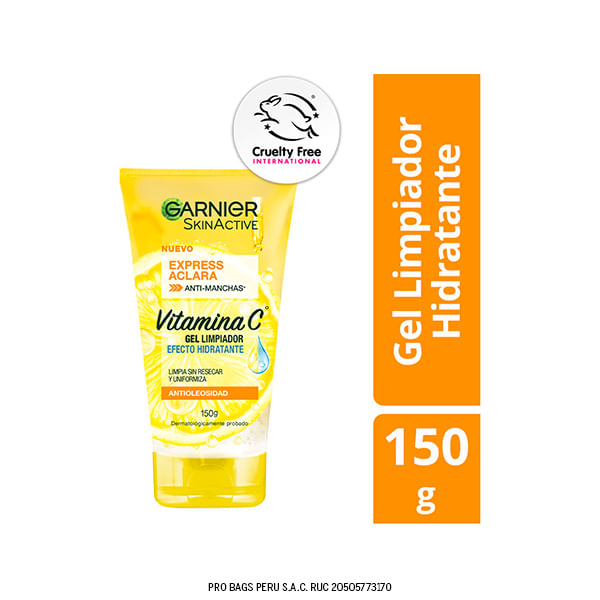Gel Limpiador Hidratante Garnier Express Aclara