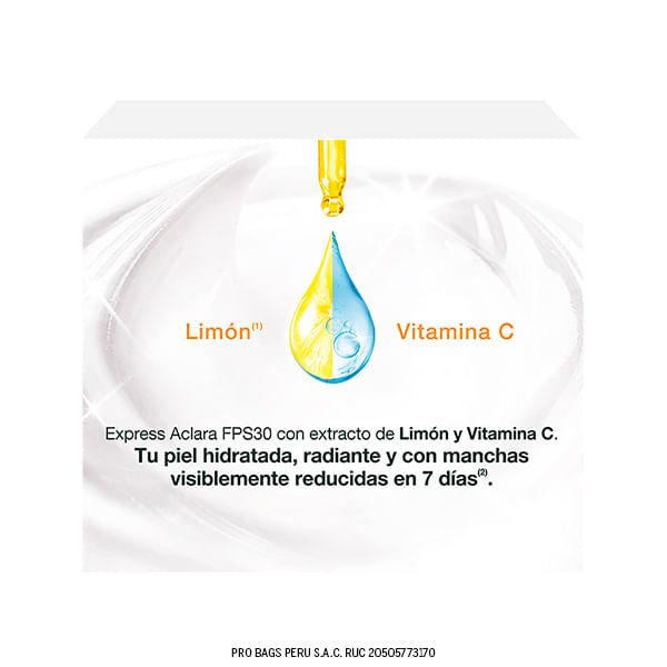 Crema Fps Garnier Express Aclara