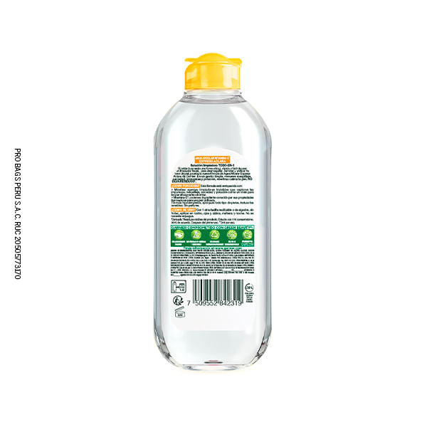 Agua Micelar Garnier Express Aclara