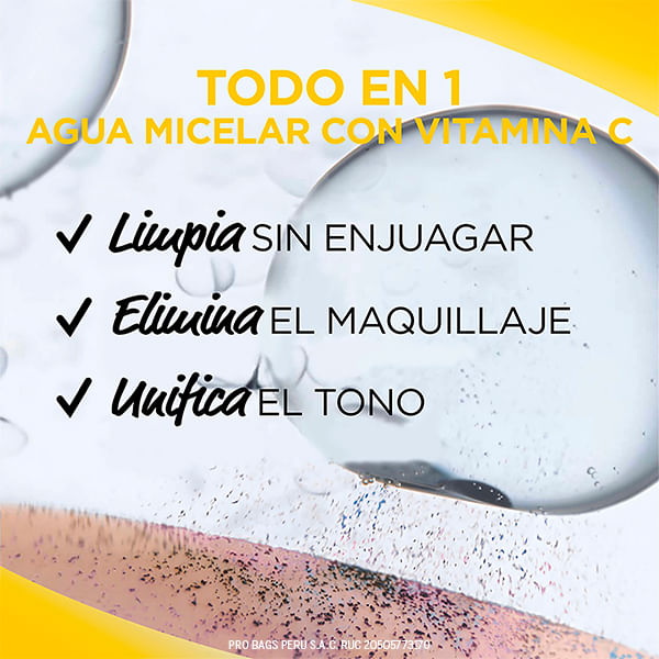 Agua Micelar Garnier Express Aclara