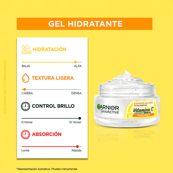 Crema Gel Garnier Vitamina C