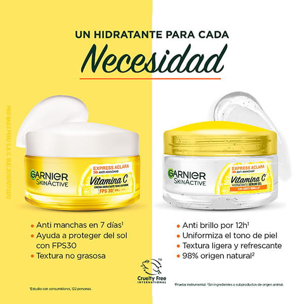 Crema Gel Garnier Vitamina C