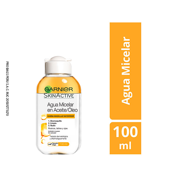 Garnier Agua Micelar En Aceite Oleo Cien Ml