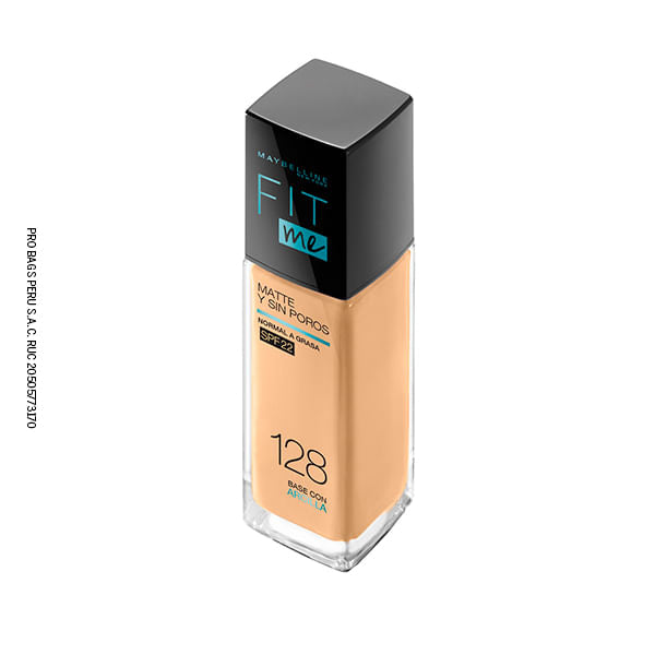 Base Maybelline Fit Me Matte + Pore Fdn 128 Warm Nude