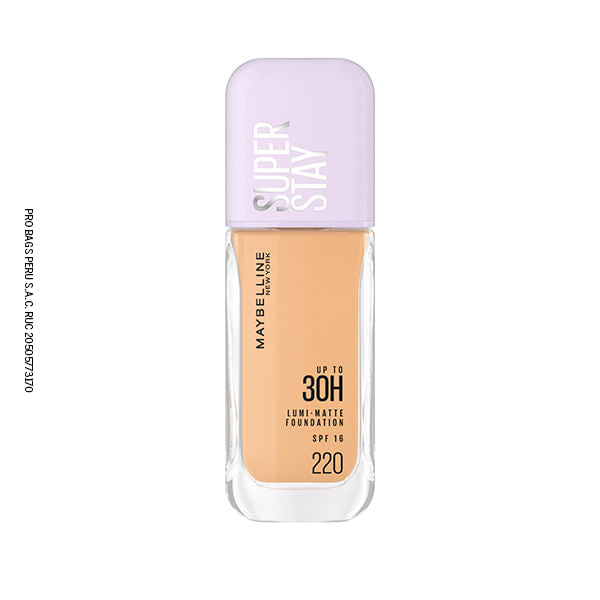 Base Maybelline Superstay Lumi Matte Tono 220 As X