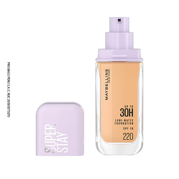 Base Maybelline Superstay Lumi Matte Tono 220 As X