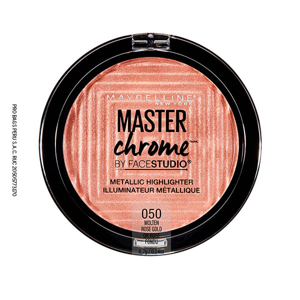 Iluminador Master Chrome Tono Rose Gold - Light