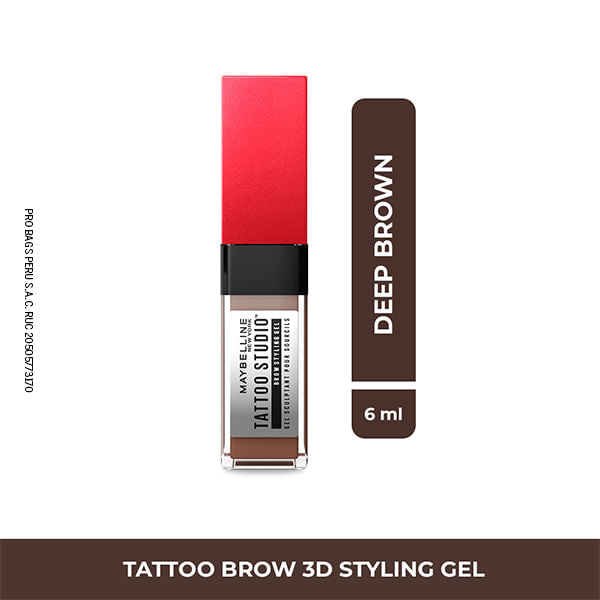 Gel De Cejas Maybelline Ny Tattoo Brow 3D Deep Brown