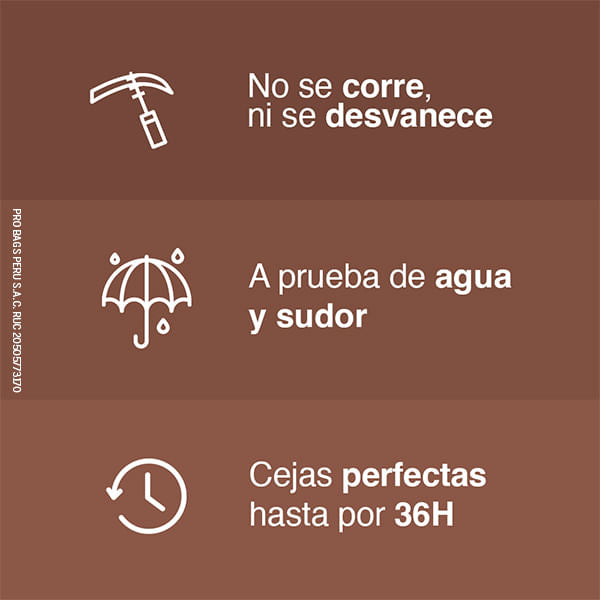 Gel De Cejas Maybelline Ny Tattoo Brow 3D Medm Brown