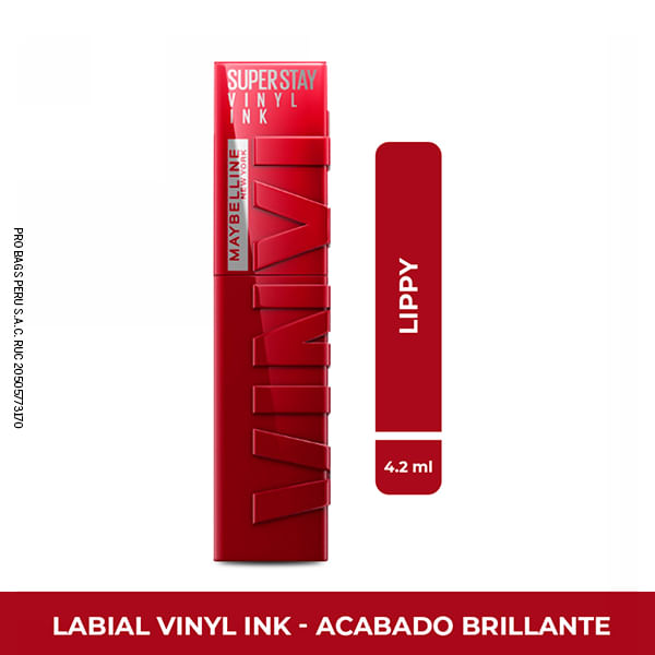 Labial Líquido Maybelline Superstay Vinyl Ink Lippy