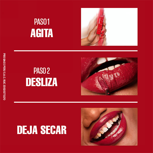 Labial Líquido Maybelline Superstay Vinyl Ink Lippy