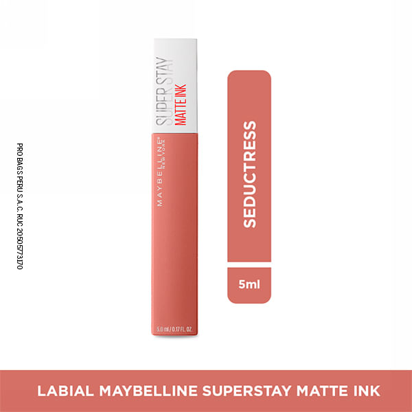 Labial Líquido Super Stay Matte Ink Tono Seductress
