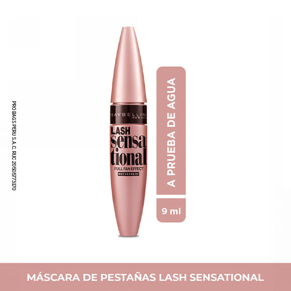 Máscara Lash Sensational Very Black Waterproof