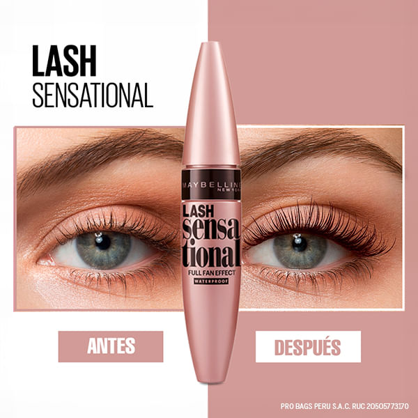 Máscara Lash Sensational Very Black Waterproof