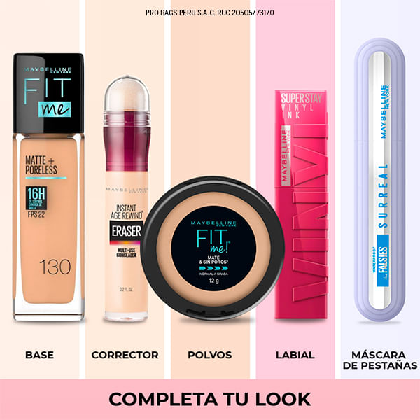 Máscara De Pestañas Maybelline Falsies Surreal Wtp Very Black