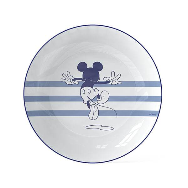 Plato Postre Cerámica Disney Home Coloured Rim.19.3Cm