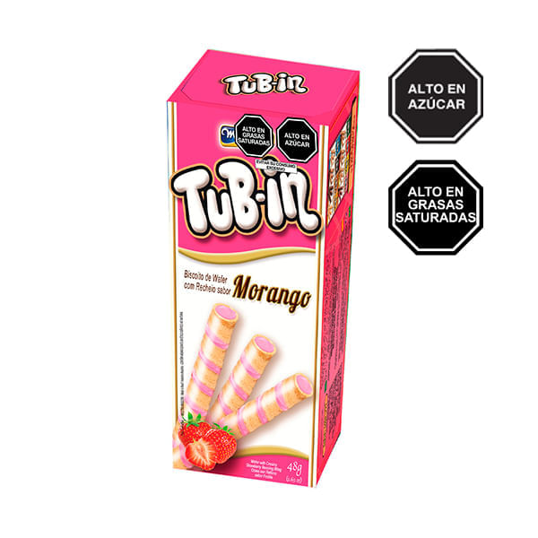 Wafer Roll Tub In Caja Fresa