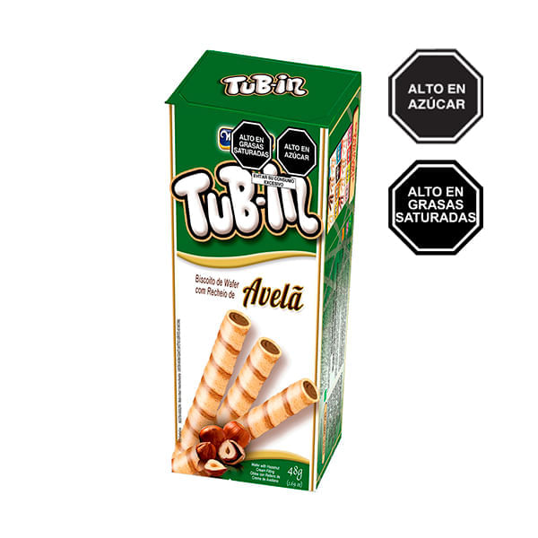 Wafer Roll Tub In Caja Avellana
