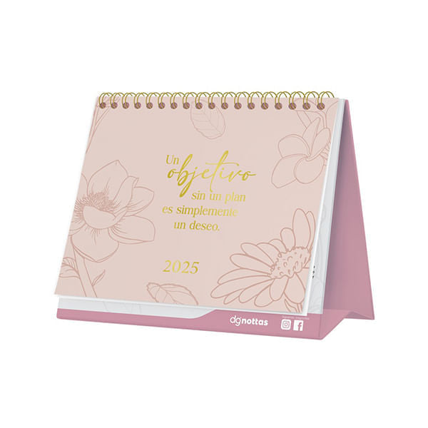 Calendario 2025 Escritorio Bloom