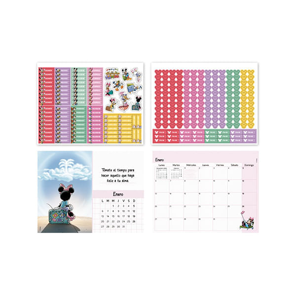 Calendario 2025 Escritorio Disney